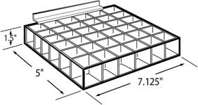 img 1 attached to Azar Displays 225528 36 Large Compartment