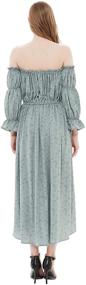 img 3 attached to 👗 Anna Kaci Renaissance Peasant Women's Shoulder Dress and Clothing