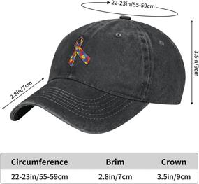 img 1 attached to Autism Awareness Adjustable Fashion Baseball Outdoor Recreation