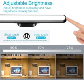 img 1 attached to Dimmable Touch Light Bar with UL Plug | 5W LED Makeup Mirror Lights | 💡 Stick Magnet Mount | for Reading, Bedside, Closet, Cabinet, Counter, Study | 4500K | No Battery Inside