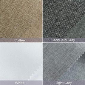 img 2 attached to 🌑 Premium Graywind Roller Shades & Blinds: Explore 100% Blackout Fabric Samples