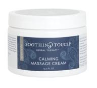 soothing touch calming massage lavender logo