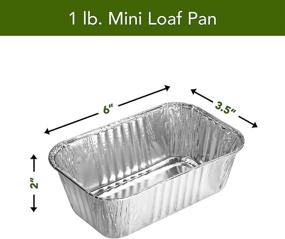 img 1 attached to Aluminum Lasagna Meatloaf Disposable Cooking Kitchen & Dining