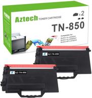 🖨️ high-quality aztech compatible toner cartridge replacement - brother tn850 tn820 - 2-pack - black ink - for hl-l6200dw, mfc-l5850dw, mfc-l5900dw, mfc-l5700dw, hl-l5200dw, mfc-l5800dw printer logo