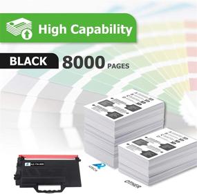 img 3 attached to 🖨️ High-Quality Aztech Compatible Toner Cartridge Replacement - Brother TN850 TN820 - 2-Pack - Black Ink - for HL-L6200DW, MFC-L5850DW, MFC-L5900DW, MFC-L5700DW, HL-L5200DW, MFC-L5800DW Printer