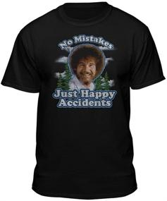 img 4 attached to 🎨 Women's and Men's Clothing: Bob Ross Inspired Graphic T-Shirt