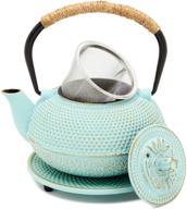 🍵 green japanese cast iron teapot trivet логотип