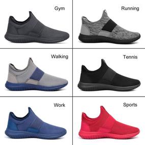 img 3 attached to 👟 Troadlop Men's Shoes: Knitted Lightweight Outdoor Fashion Sneakers