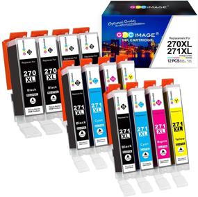 img 4 attached to 🖨️ GPC Image Compatible Ink Cartridge Replacement for Canon PGI-270 271 PIXMA MG6820 MG6821 MG7720 MG5720 MG5722 TS6020 Printer Tray, 12 Pack - PGBK, Black, Cyan, Magenta, Yellow
