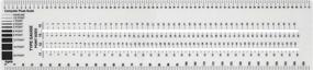 img 1 attached to 📏 Westcott Graphic Arts Ruler GA-88: 3x12" - Green - High-precision Measurement Tool