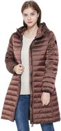 π§₯ women's winter lightweight outwear: puffer jacket in optimal length logo