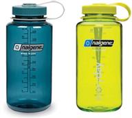 🍶 nalgene 32oz wide mouth water bottles - set of 2-pack logo