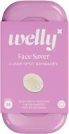 🩹 welly bandages - clear hydrocolloid adhesive face savers, small spot shape - pack of 36 logo