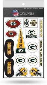 img 1 attached to 🏈 NFL Green Bay Packers Die Cut Tattoo Variety Pack: Show Your Team Spirit with Stylish Body Art!