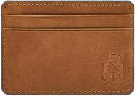 fossil men's brown leather wallet: classic and durable accessory logo