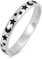 🌙✨ shining moon star: sterling silver body jewelry for fashionable women logo