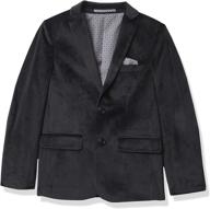 isaac mizrahi velvet blazer black boys' clothing : suits & sport coats logo