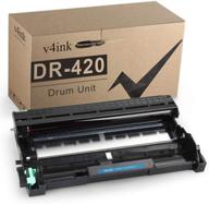 🖨️ v4ink compatible drum unit dr420 replacement for brother hl-2240 hl-2270dw mfc-7460dn printer logo