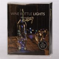 🍷 enhance your wine experience with primitives by kathy tri-color blue 58-inch wine bottle lights logo