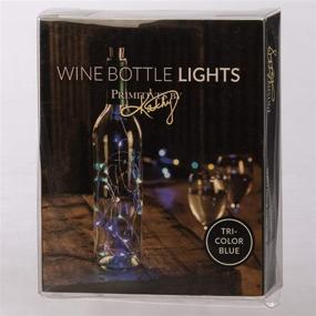 img 2 attached to 🍷 Enhance Your Wine Experience with Primitives by Kathy Tri-Color Blue 58-Inch Wine Bottle Lights