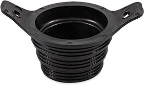 img 4 attached to 🚽 Optimized Camco 39317 3-in-1 Flexible Sewer Hose Seal, Black - Simplifies RV Sewer Hose Inlet Connection - Enhanced with Convenient Wings for Easy Removal