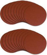 🔸 powertec 45506 5-inch psa 60 grit aluminum oxide adhesive sanding discs, pack of 20 logo