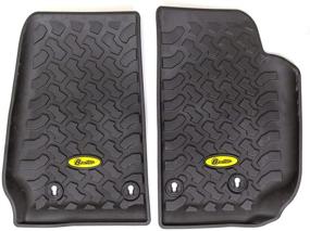 img 1 attached to 🔝 Front Pair of Bestop 51513-01 Floor Mats for Wrangler Unlimited 2014-2016