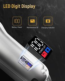 img 1 attached to SUPRENT Cordless Hair Clippers for Men, Hair Cutting Kit & T-Blade Trimmer Set, Professional Barber Kit with LED Display, Ideal for Family Use