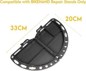 img 2 attached to 🔧 BIKEHAND Magnetic Bike Bicycle Repair Stand Mechanics Workstand Work Tray Holder Plate for Workshop: Tools & Parts Compatible with BIKEHAND Repair Stand Only - 33 x 20 cm