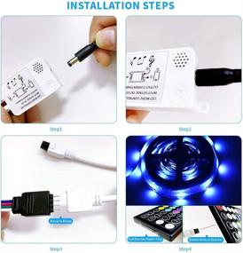 img 2 attached to Changing Bluetooth Controller Bedroom Decoration Lighting & Ceiling Fans in Novelty Lighting