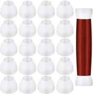 🖋️ 20-piece white non-stick durable synthetic pen bushings for ca finishing and pen turning logo