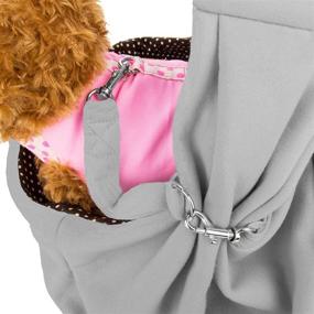 img 3 attached to 🐾 CueCue Sling Pet Carrier with Safety Collar Hook: The Perfect Pet Transportation Solution