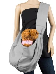 img 4 attached to 🐾 CueCue Sling Pet Carrier with Safety Collar Hook: The Perfect Pet Transportation Solution