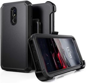 img 4 attached to 📱 Ultimate Protection: LG Stylo 5 Case with Belt Clip and Kickstand