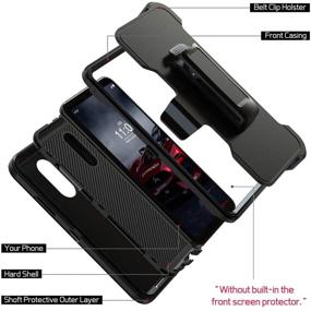 img 3 attached to 📱 Ultimate Protection: LG Stylo 5 Case with Belt Clip and Kickstand