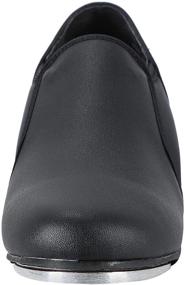 img 2 attached to Linodes Unisex Leather Dance Shoes Black 8M