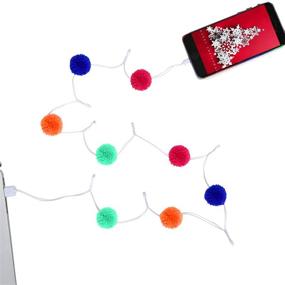 img 2 attached to FW ZONE Holiday LED Christmas Light Phone Charging Cable (MulticoloredPOM)