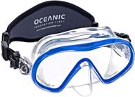 enhanced oceanic accent scuba snorkeling dive mask logo