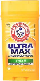 img 2 attached to 💪 Arm & Hammer Ultra Max Fresh Scent Solid Antiperspirant Deodorant 2.6 oz (Pack of 6): Enhanced Odor Protection for All-Day Freshness