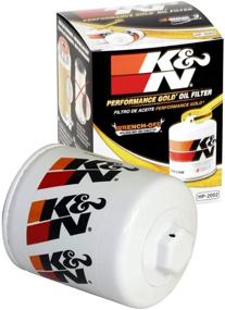 img 4 attached to K&amp;N Premium Oil Filter: Ultimate Engine Protection for Select CHEVROLET/PONTIAC/BUICK/CADILLAC Models (See Compatibility List), HP-2002