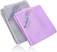 🪟✨ efficient window cleaning cloth & enviro cloth: basic grey and purple set logo