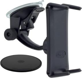 img 3 attached to Arkon Phone Car Mount for iPhone & Galaxy, Windshield & Dash Compatible - Retail Black