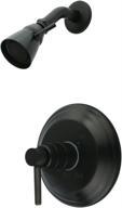 kingston brass kb2635dlso concord shower only: elegant oil rubbed bronze design for luxurious bathrooms logo