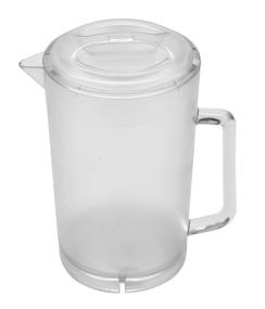 img 2 attached to 🥤 G.E.T. 64 Ounce Heavy-Duty Shatterproof Plastic Pitcher with Lid - BPA Free, Clear