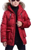 warm winter quilted puffer jacket for boys - boys' clothing in jackets & coats logo