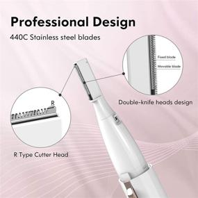 img 3 attached to 💇 Efficient Electric Eyebrow Trimmer: Precise, Painless Hair Removal for Women's Grooming