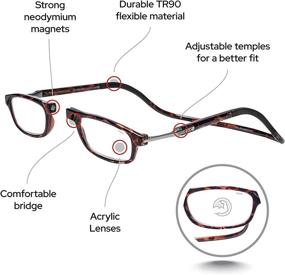 img 2 attached to 👓 CliC Flex Magnetic Front-Connecting Reading Glasses