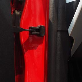 img 2 attached to 🚪 Премиумная защита ручки двери TopDall с ограничителем и заглушкой для Ford Mustang 2015-2021 - Антикоррозийный интерьерный аксессуар