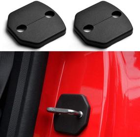 img 1 attached to 🚪 Премиумная защита ручки двери TopDall с ограничителем и заглушкой для Ford Mustang 2015-2021 - Антикоррозийный интерьерный аксессуар