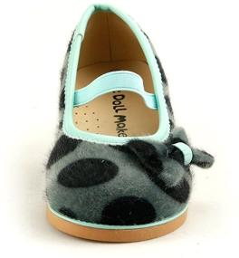 img 3 attached to Doll Maker Furskin Polka Girls Girls' Shoes